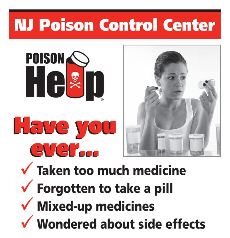 Medication Information Poster Nj Poison Control Center