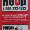 Poison Help Sticker (Spanish)