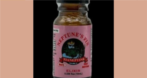 Image of a bottle of Neptune's Fix Tianeptine Elixir (Image Credit: New Jersey 101.5 FM Website) 